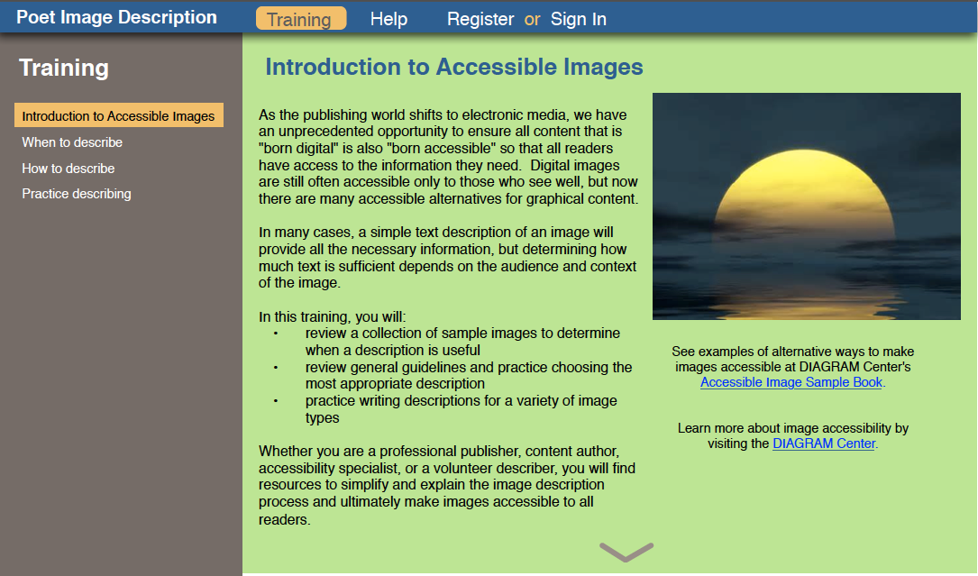 Image of POET Training Module